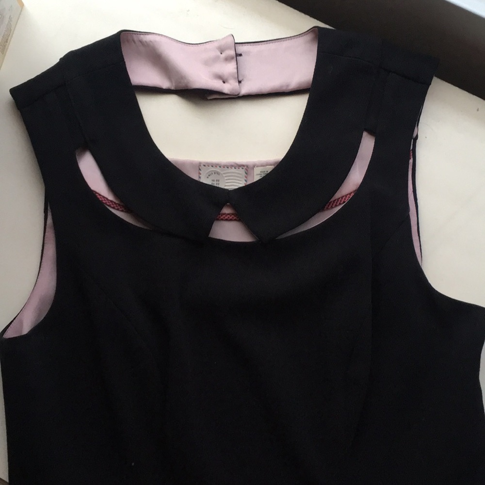 Postmark black mod dress size 0